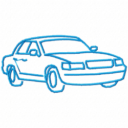 Car Silhouette Embroidery Design 12 Car Silhouette Embroidery Design 12